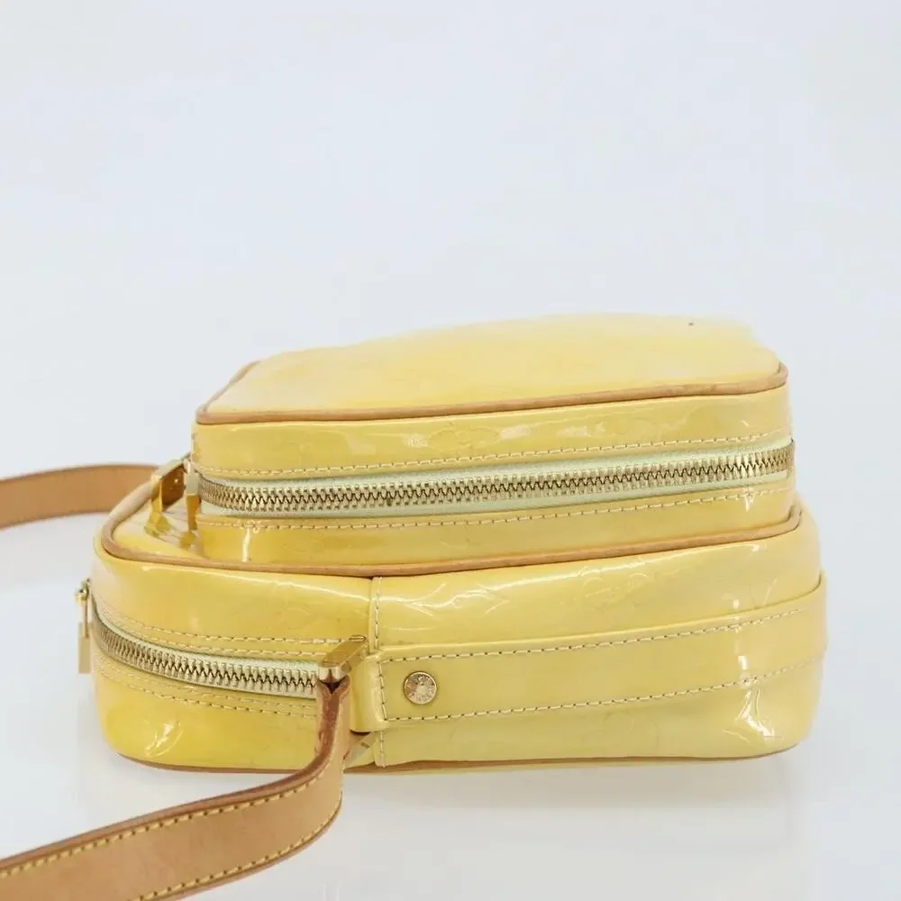 Louis Vuitton Monogram Vernis Wooster Bag Lime Yellow